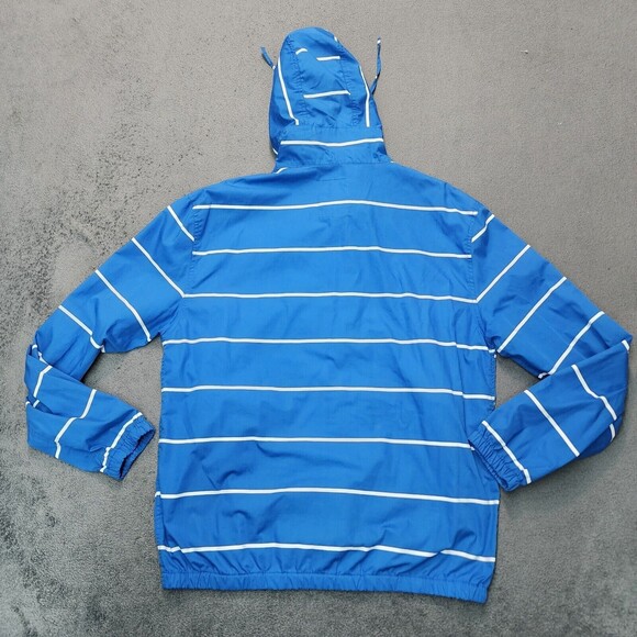 Ecko Unltd Men's Blue Striped Hooded Jacket Full Zip Urban Surf Size L - Picture 2 of 11